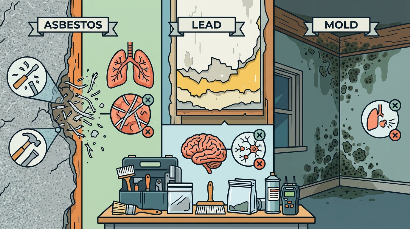 Asbestos vs. Lead vs. Mold: Which Environmental Hazard Is Worst?
