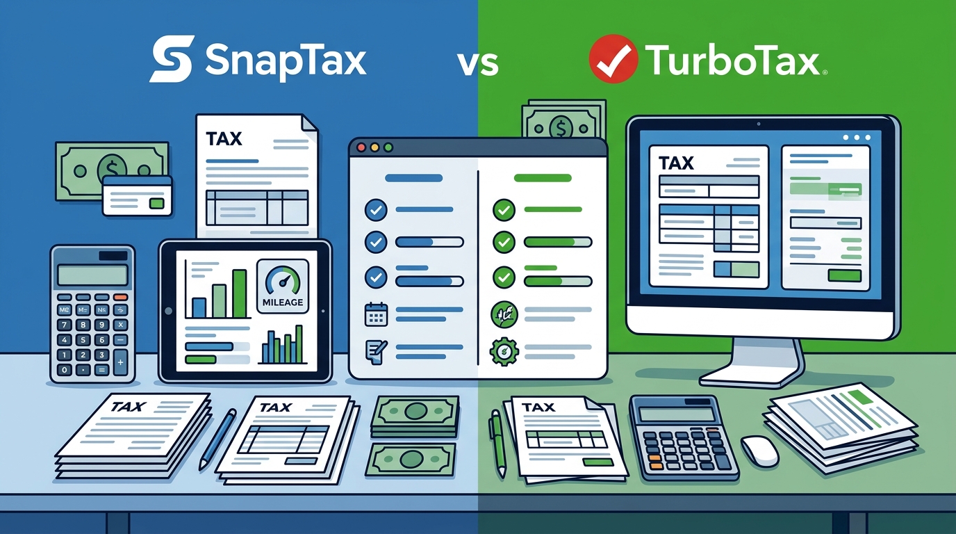 SnapTax vs TurboTax vs QuickBooks: Best Freelancer Tax Software