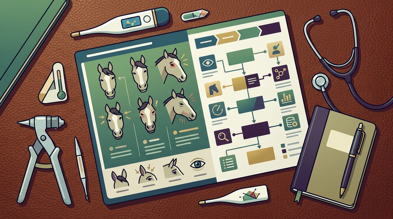 Evaluating Horse Health and Behaviour Changes: A Step-by-Step