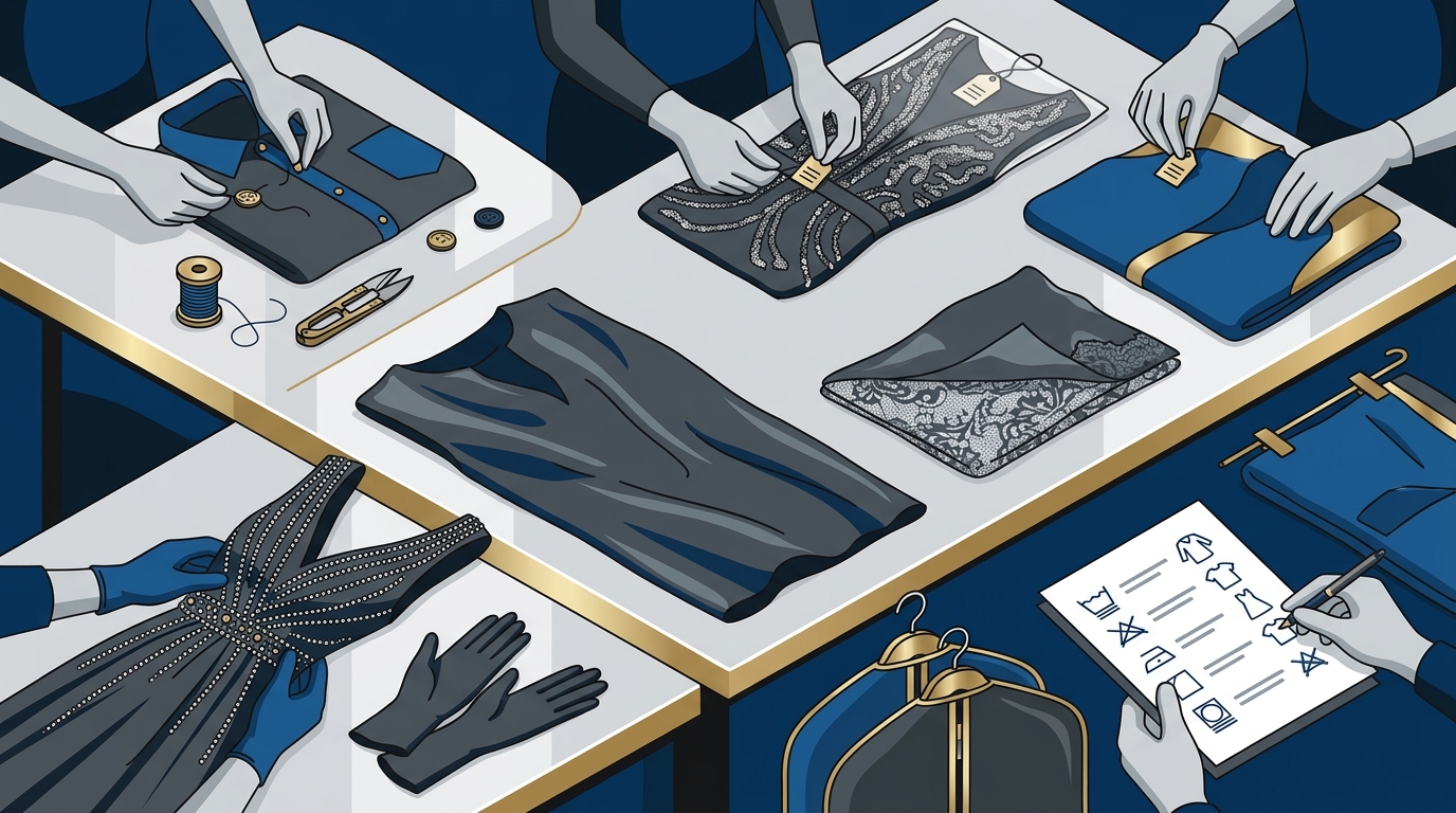 Common Mistakes When Preparing Designer Garments for Cleaning in