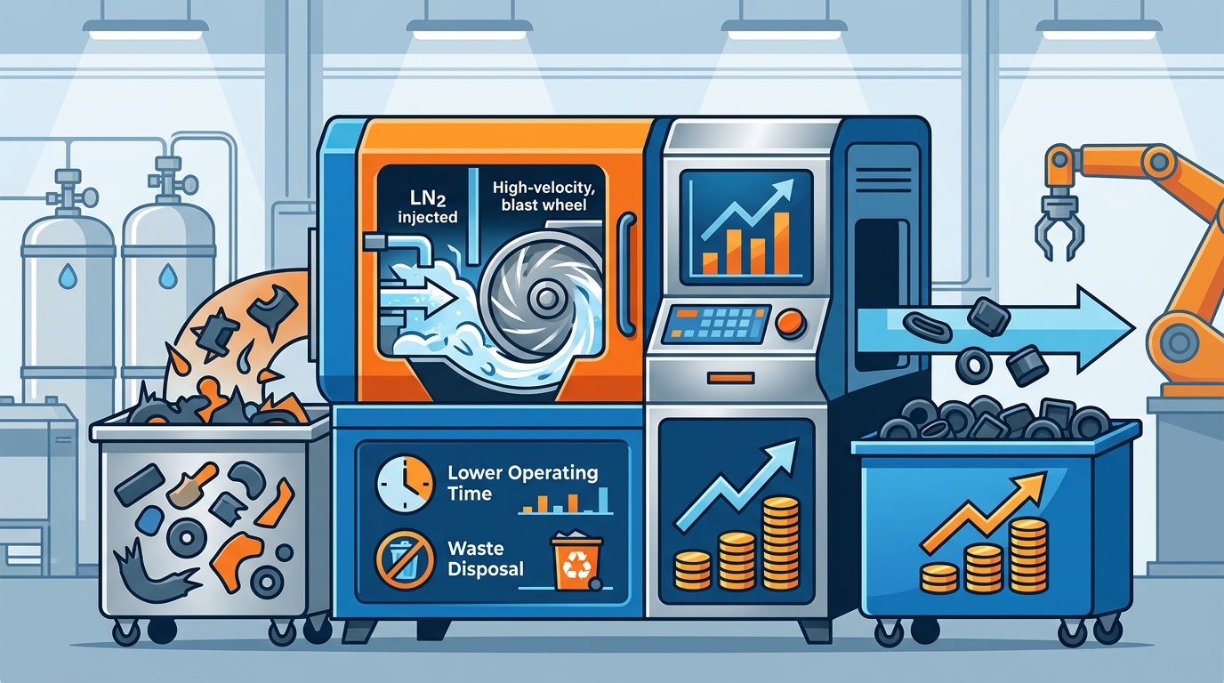 Cryogenic Deflashing Machine Pricing and ROI for Rubber & Silic