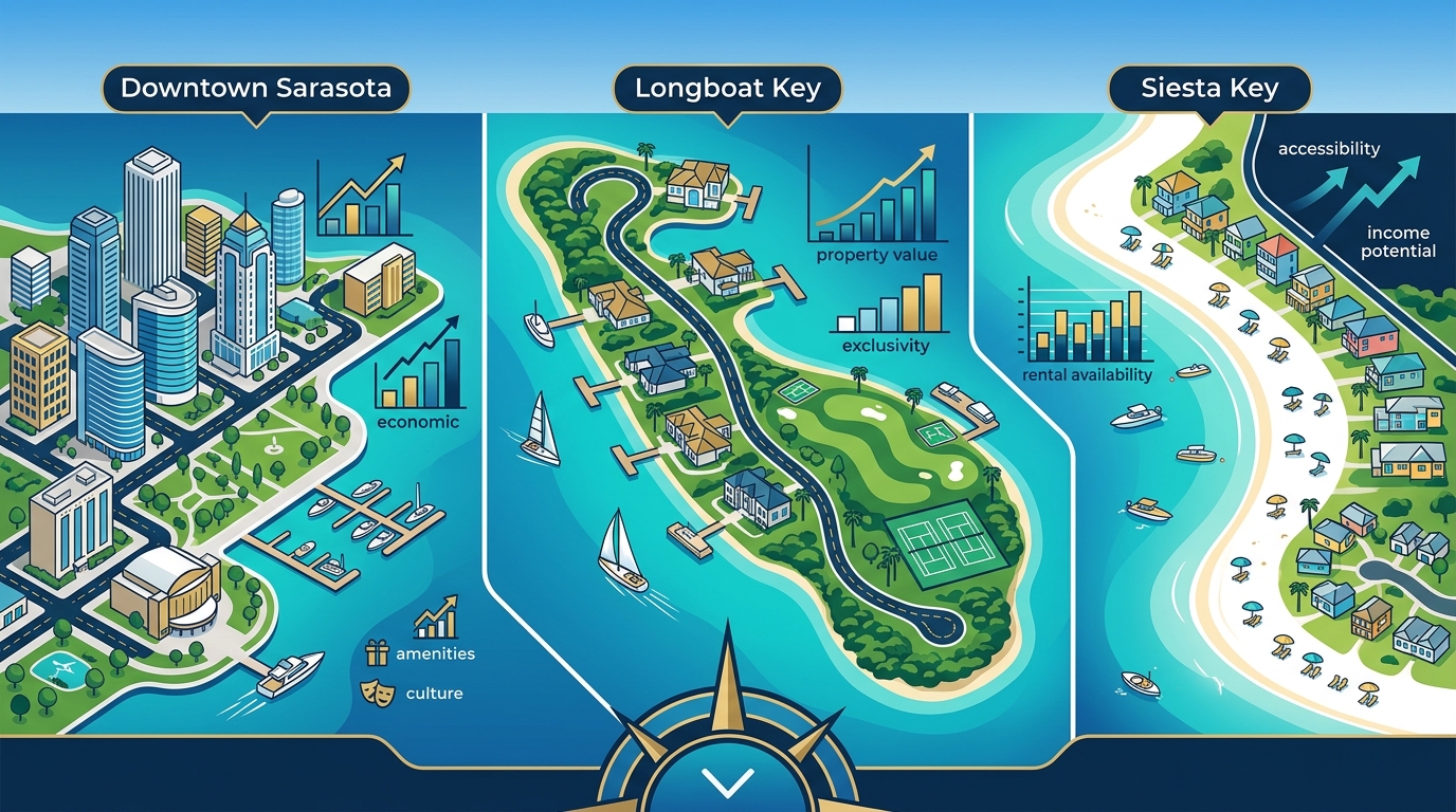 Sarasota vs. Longboat Key vs. Siesta Key: Where to Buy