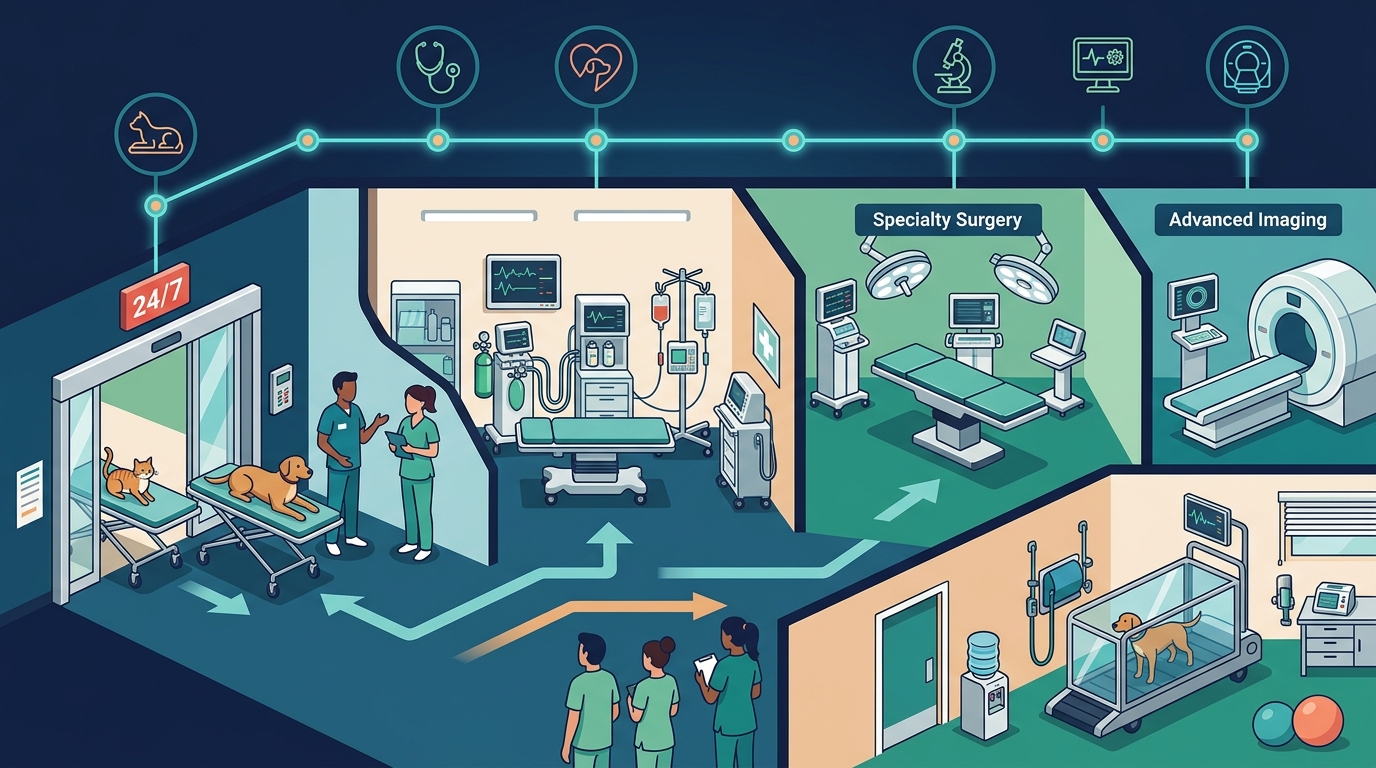 Criteria for Selecting a Specialty Veterinary Hospital With 24/7