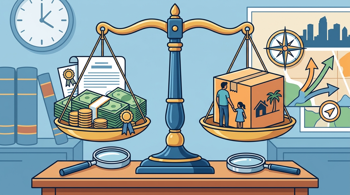 Tampa Child Relocation Attorney Fees and Value Comparison