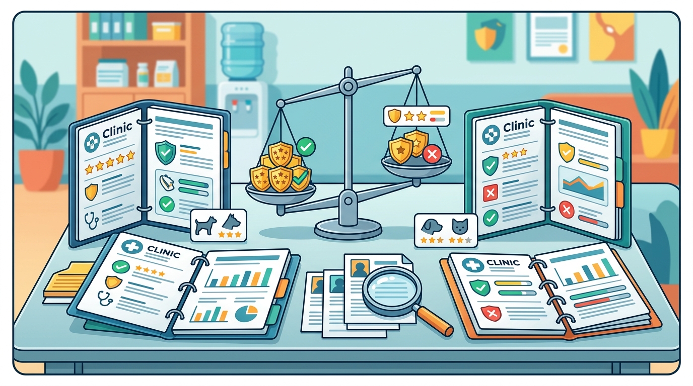 How to Search and Compare Veterinary Clinics Using Pet Owner
