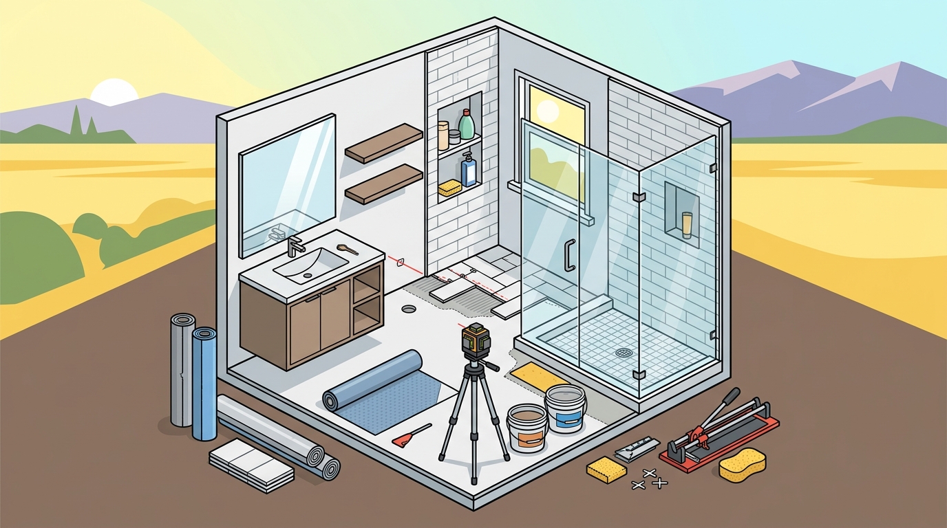Small Bathroom Renovation Myths and FAQs for Central Valley Home