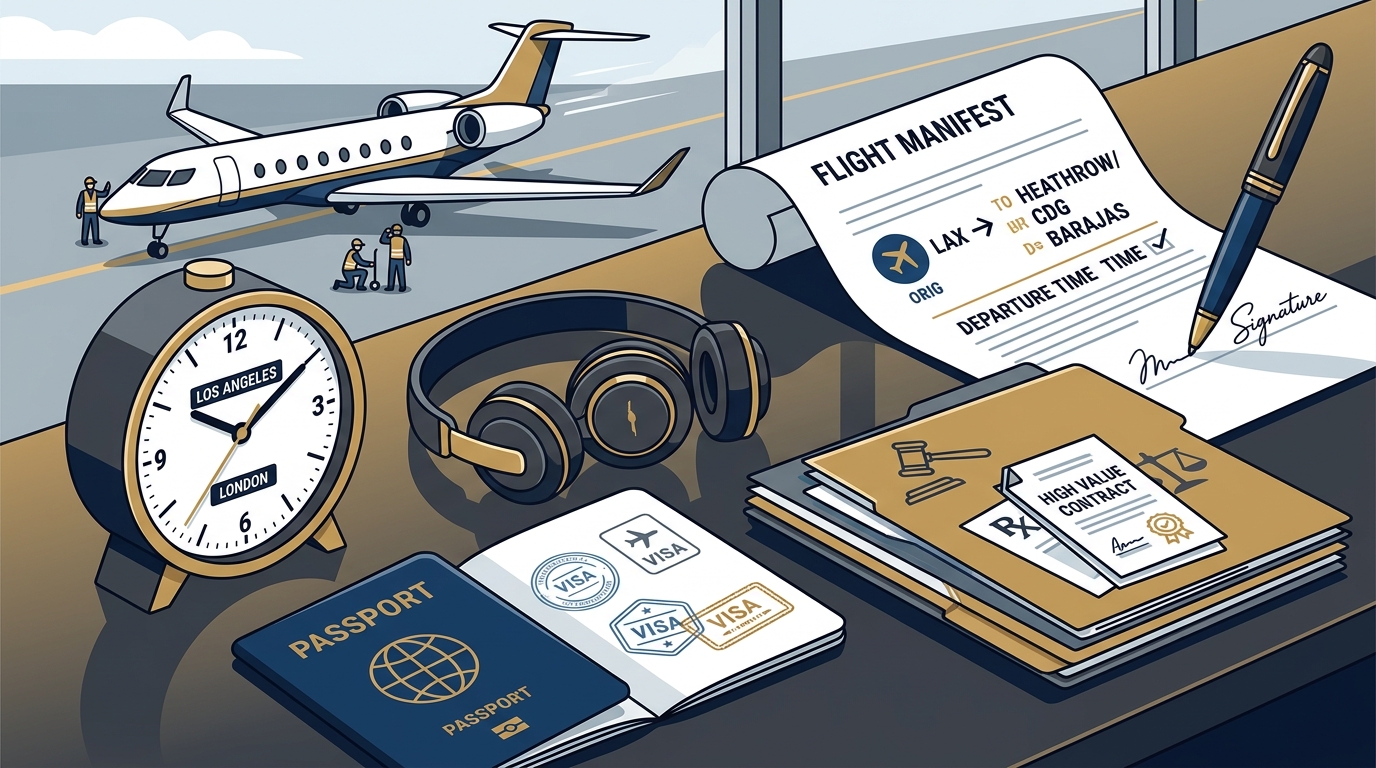 How to Book an Urgent Last-Minute International Private Jet from Los Angeles: A Step-by-Step Guide