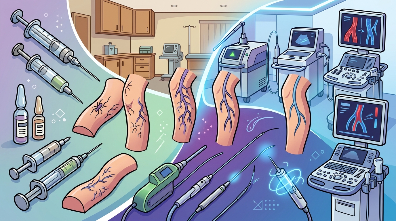 The Evolution of Vein Disease Treatment: From Sclerotherapy to V