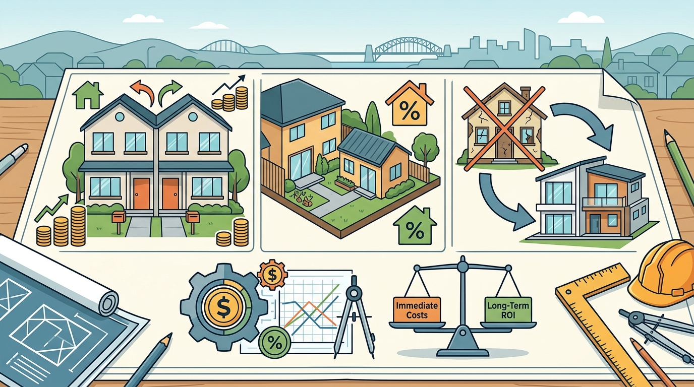 Duplex vs. Granny Flat vs. Knockdown Rebuild: Which Suits You?