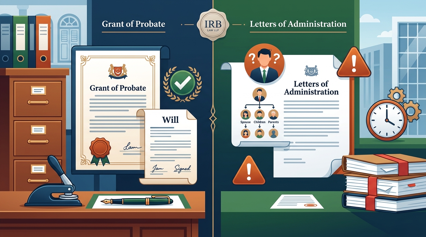 Grant of Probate vs Letters of Administration: Singapore Guide