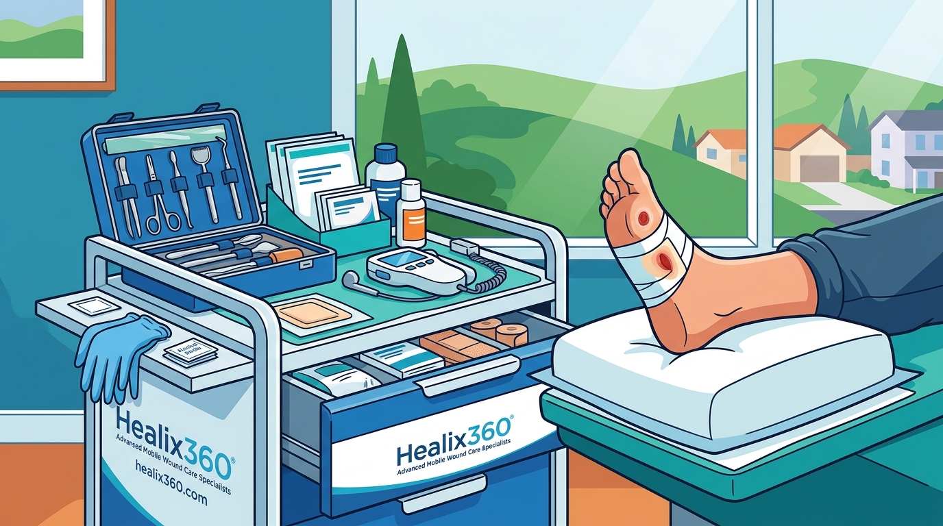 Mobile Wound Care for Diabetic Foot Ulcers in Southern CA