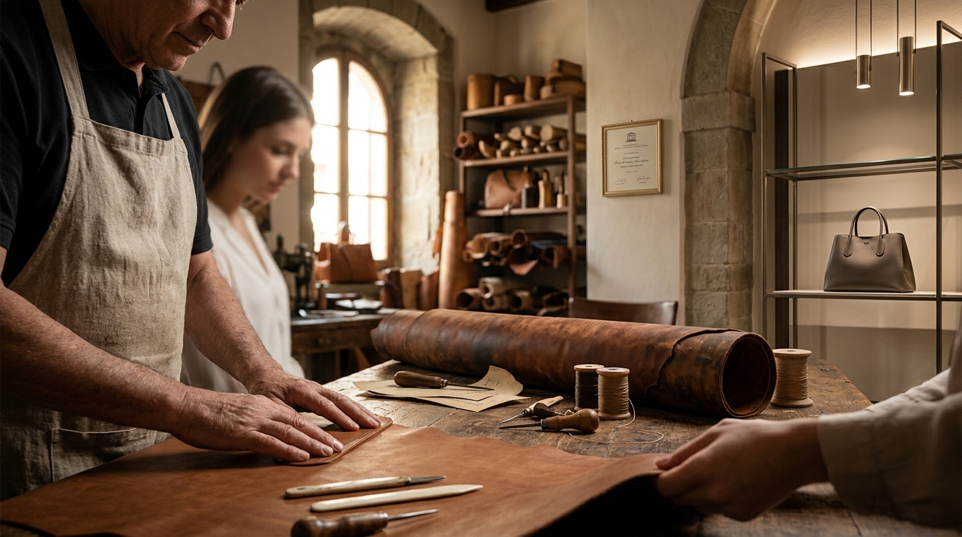 The Evolution of Luxury Leather: From Florence to Modern Craftsm