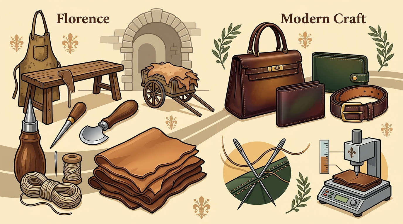 The Evolution of Luxury Leather: From Florence to Modern Craftsm