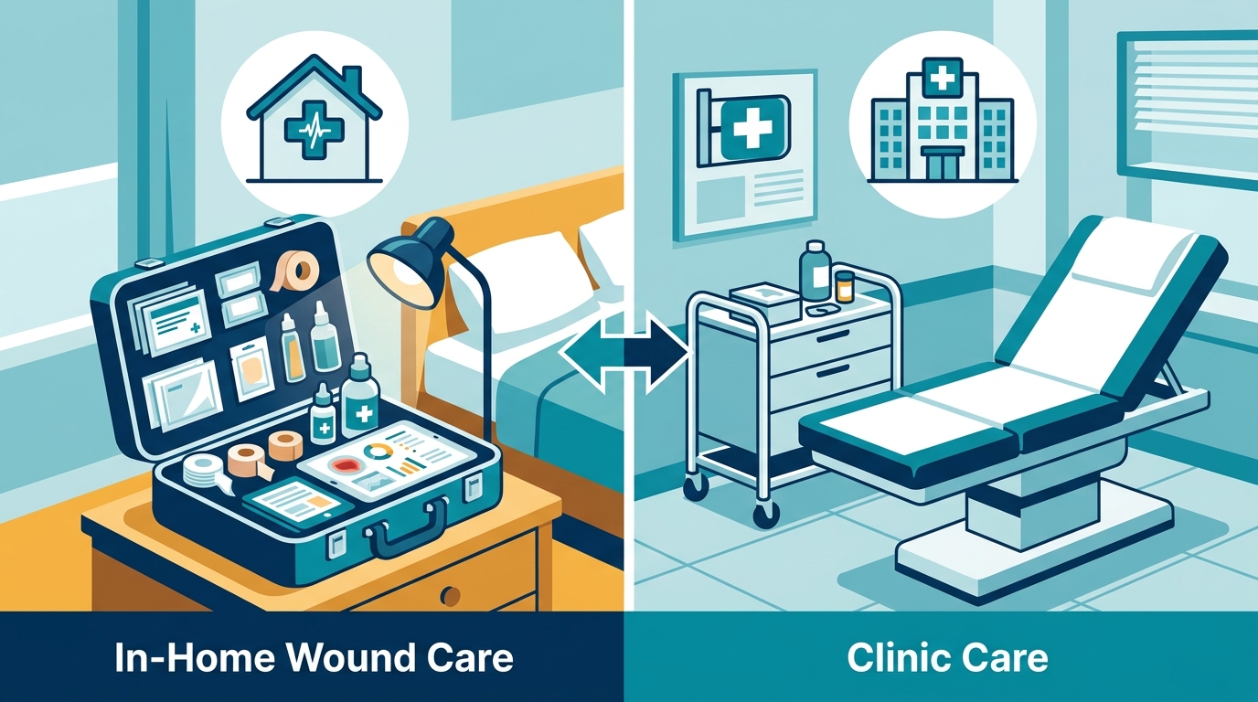 In-Home Wound Care vs. Clinic: A Mobile Care Comparison
