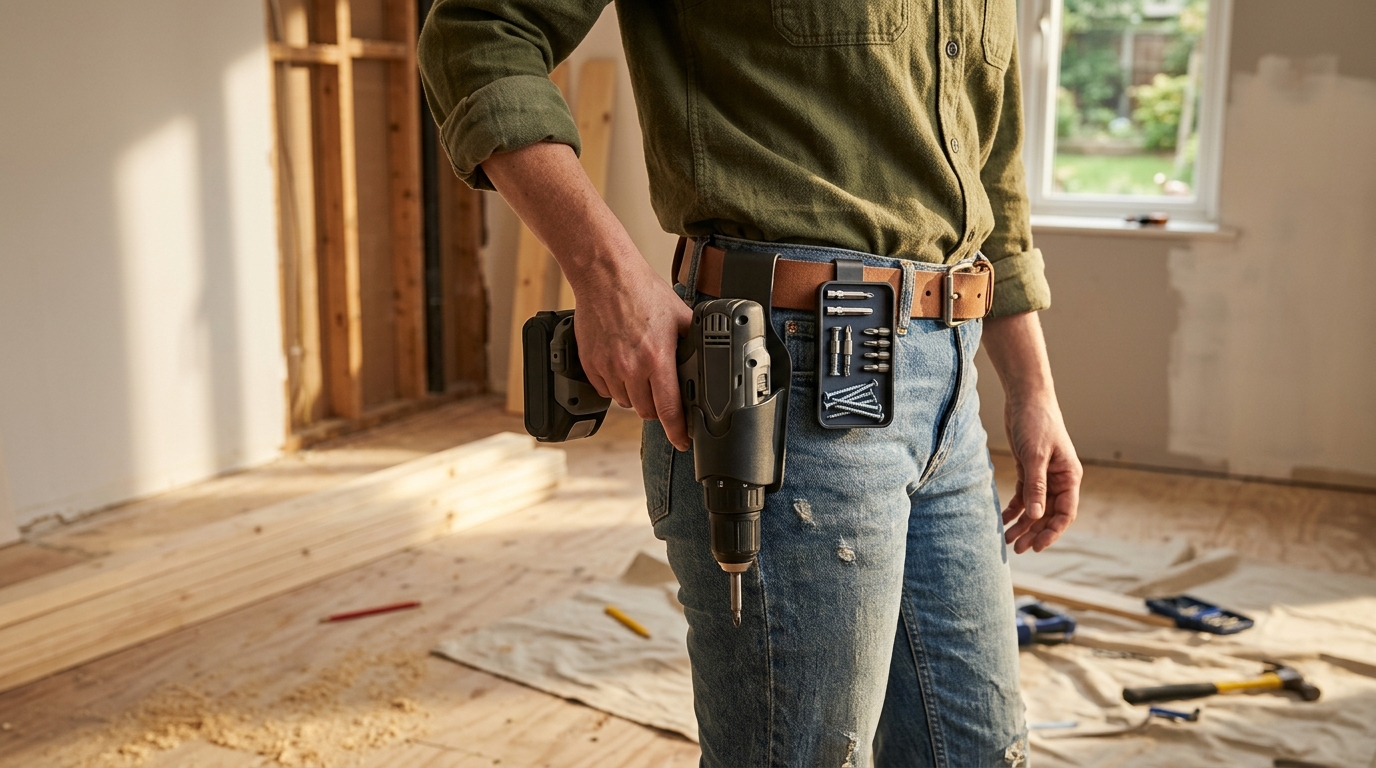 How to Install and Use a Waistband Drill Caddy for DIY Home