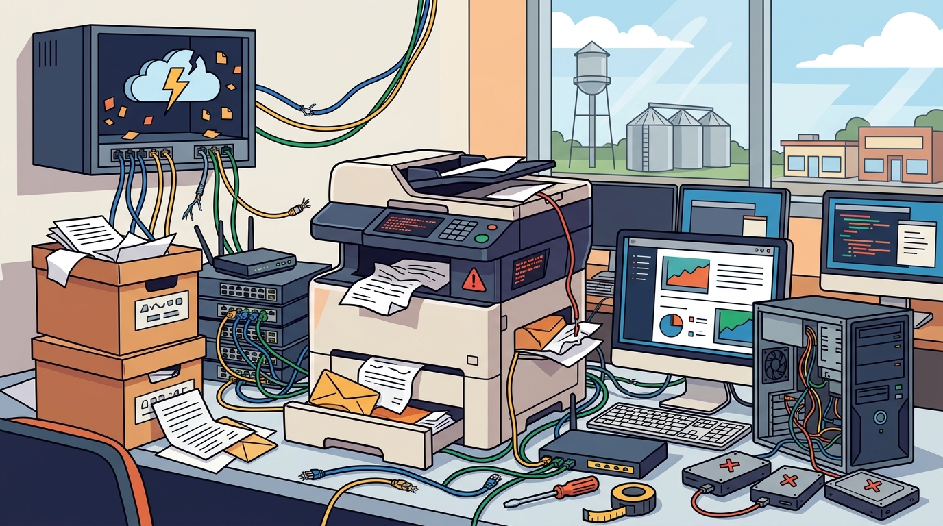Printer Setup, Network, and Data Recovery Mistakes in Indiana
