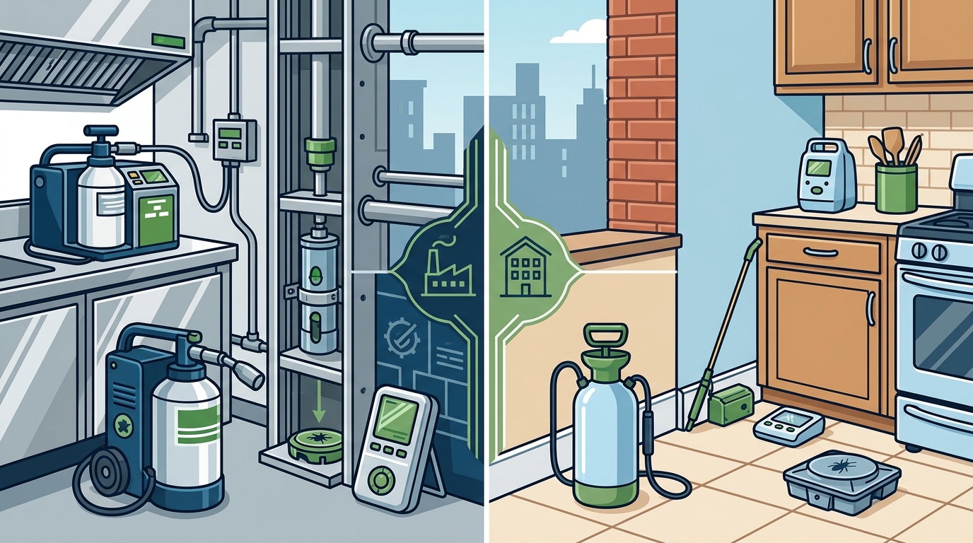Commercial vs Residential Pest Control: NYC Comparison Guide