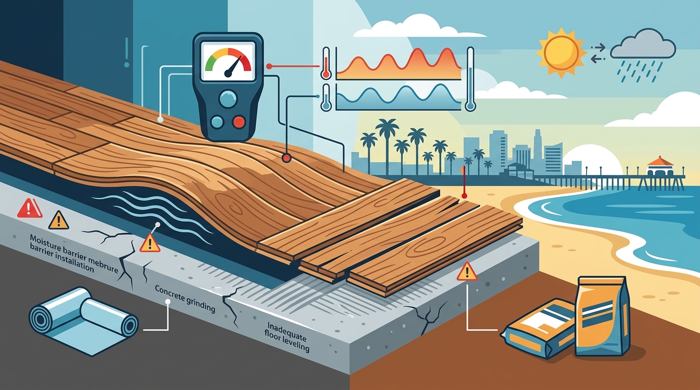 Common Hardwood Flooring Installation Mistakes in Orange County