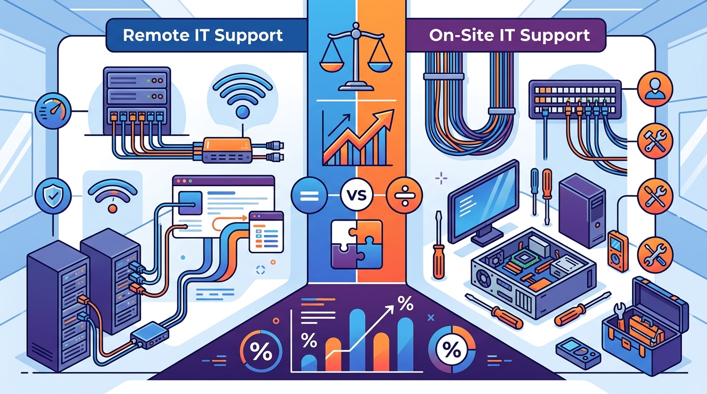 Remote vs On-Site IT Support: Essential Criteria for Evaluation