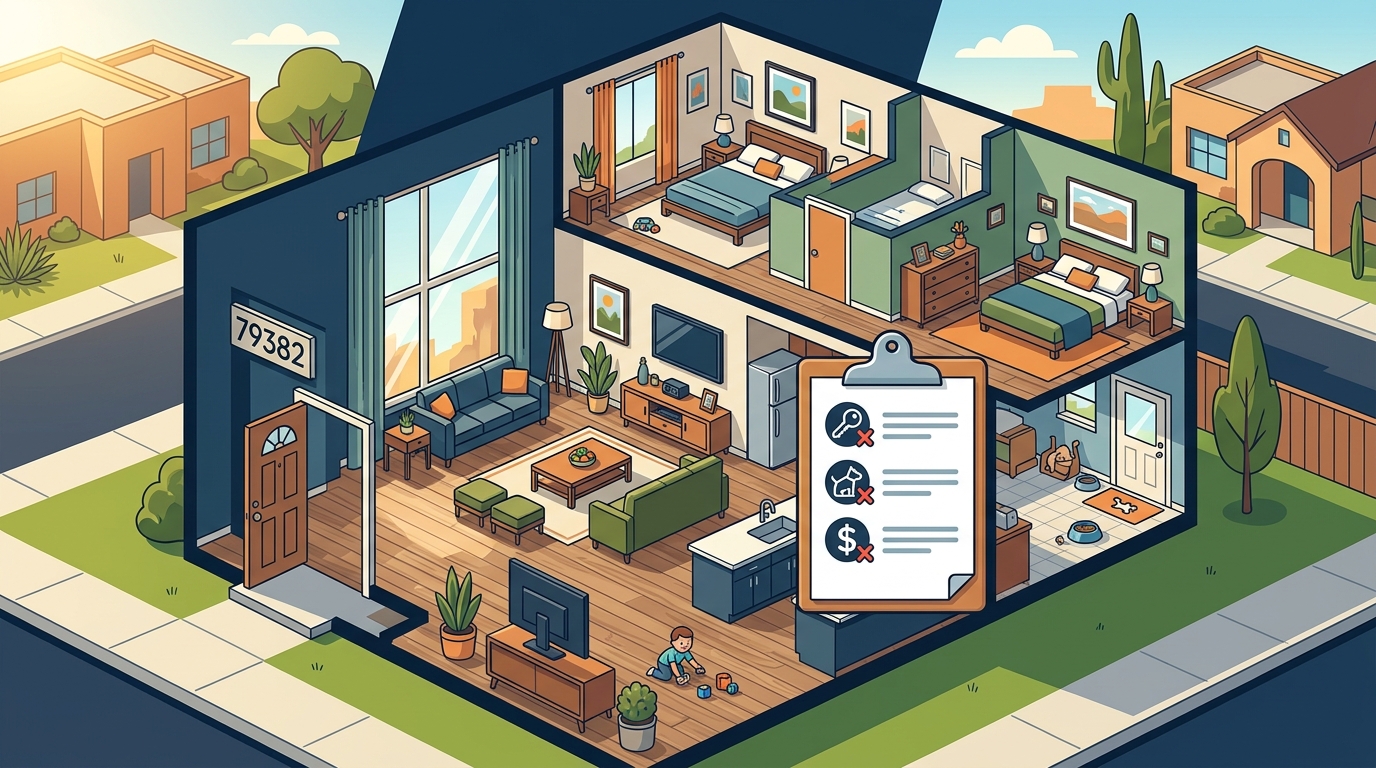 3-Bedroom Townhomes with Vinyl Plank Flooring in 79382: 5 Mist