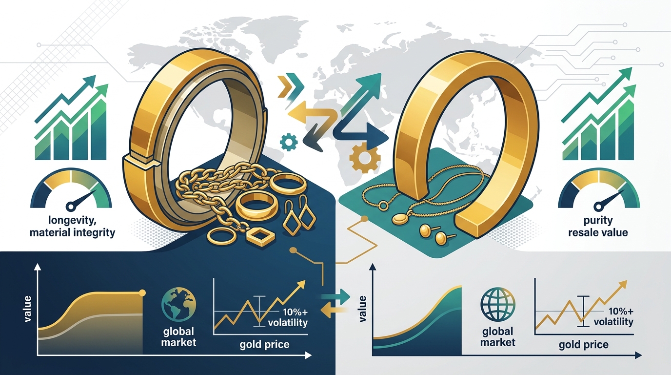 Gold-Filled vs Solid Gold: Evaluating Jewelry Value and Dur