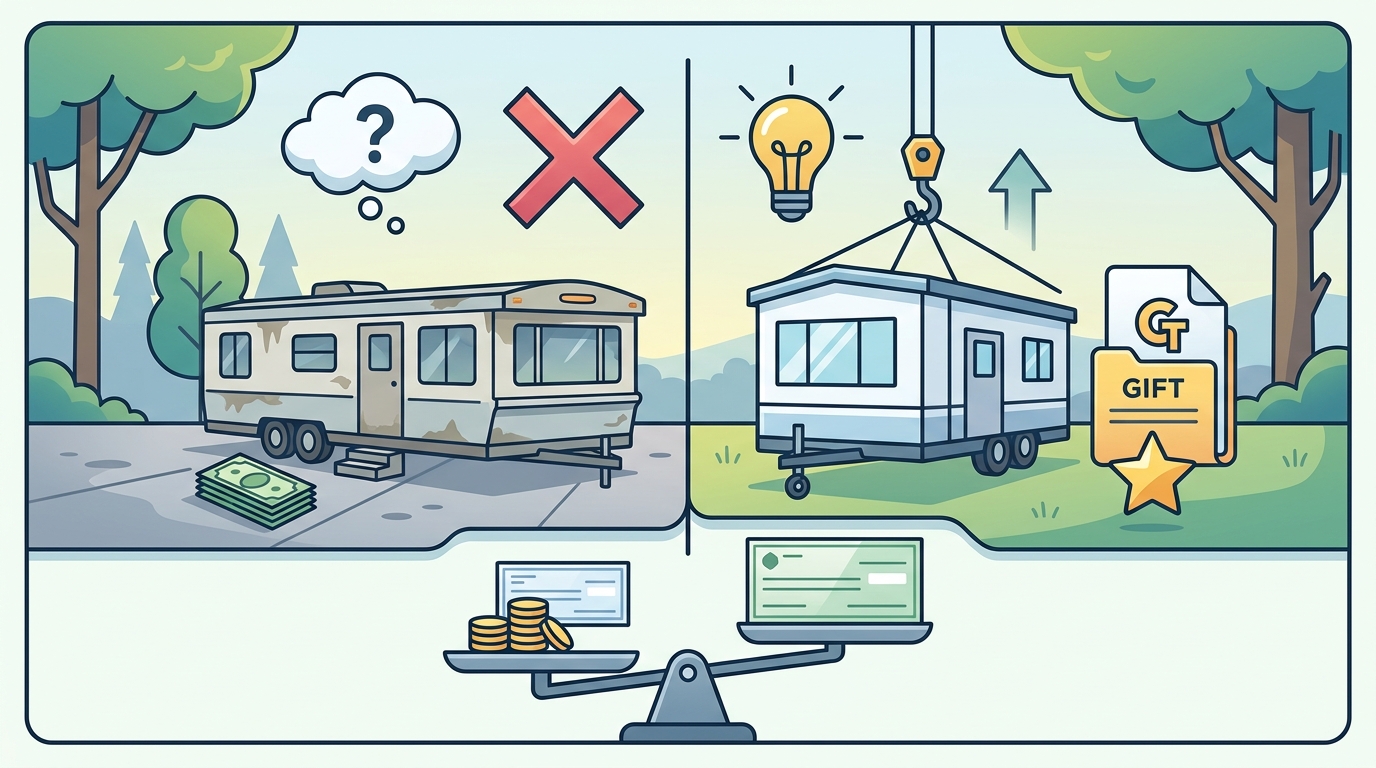 Donate vs. Sell Your Mobile Home: Which Option Saves More Money?