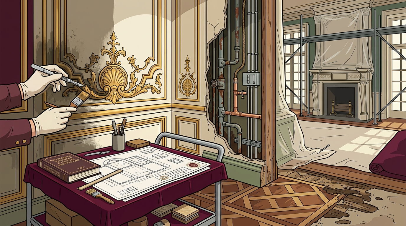 Historic Mansion Interior Restoration: Myths & FAQs