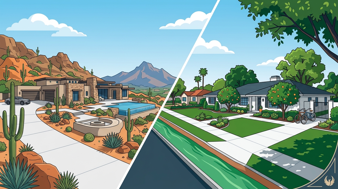 Paradise Valley vs Arcadia: Luxury Real Estate Comparison