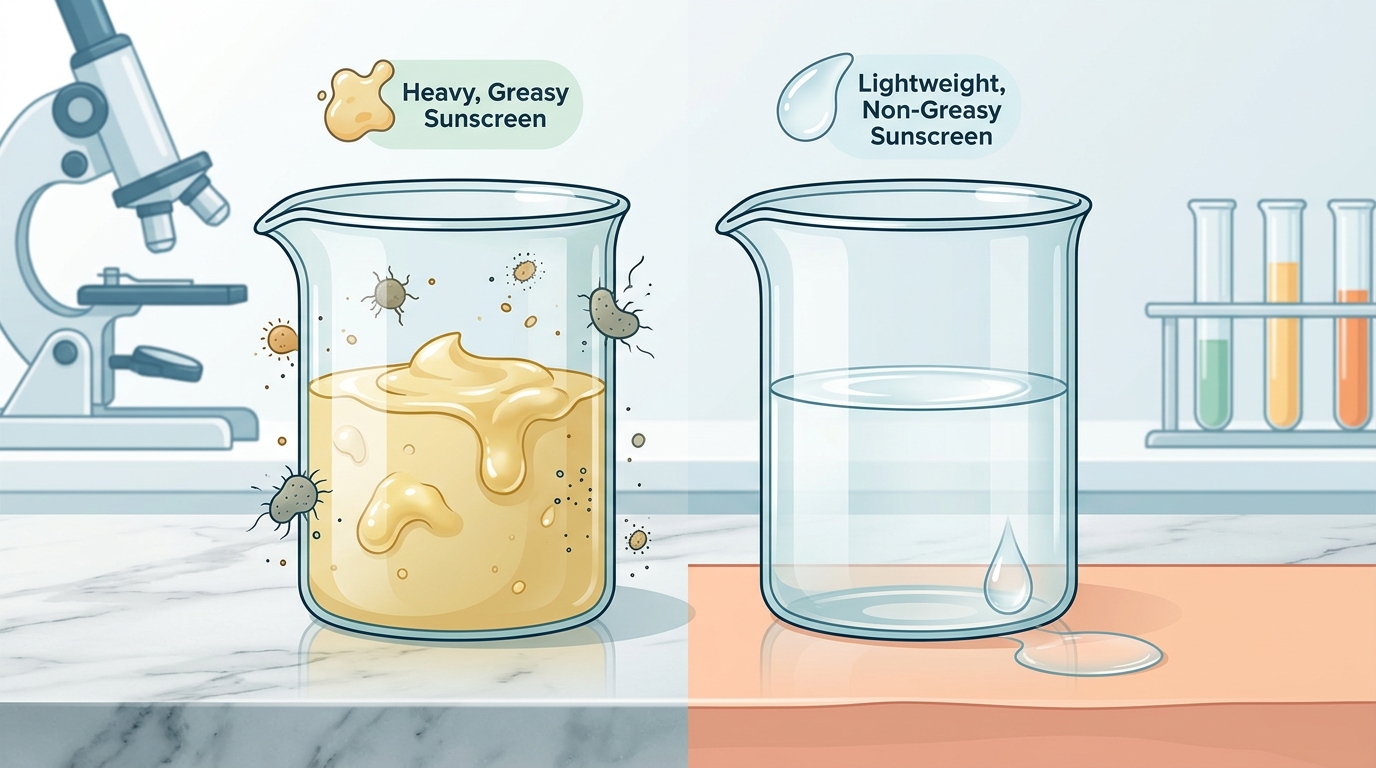 Why Lightweight, Non-Greasy Sunscreen Protects Visible Skin