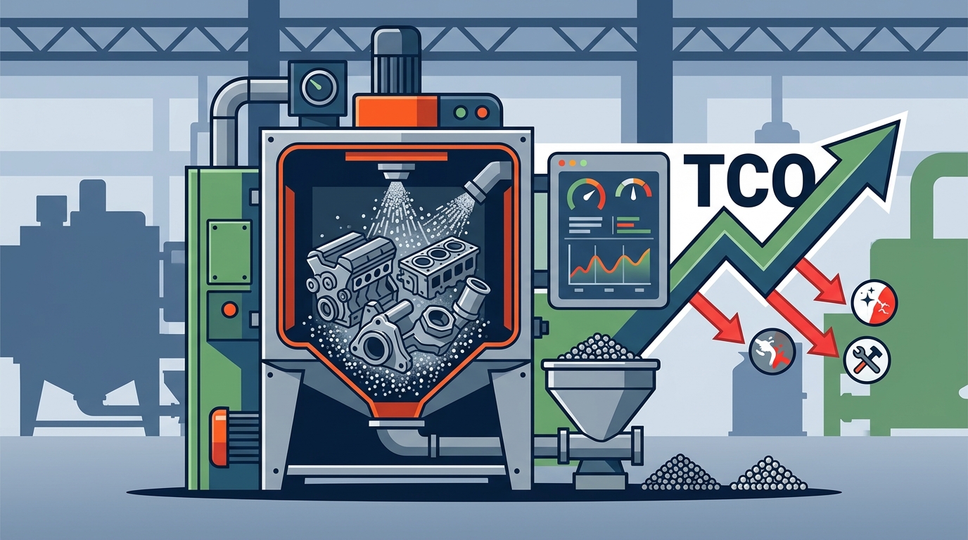 Shot Blasting Machine Pricing & TCO for Automotive & Foundry