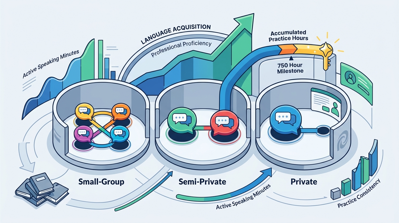 Small-Group vs. Semi-Private vs. Private Spanish Classes