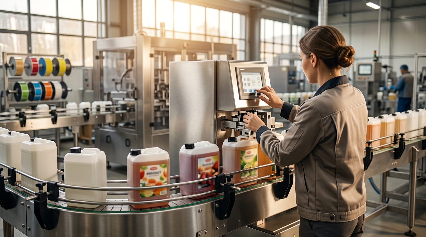 APEL60 Labeler Setup Guide for F-Style Containers