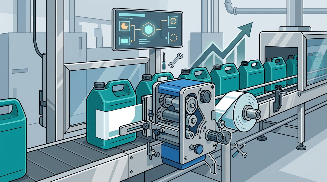 APEL60 Labeler Setup Guide for F-Style Containers