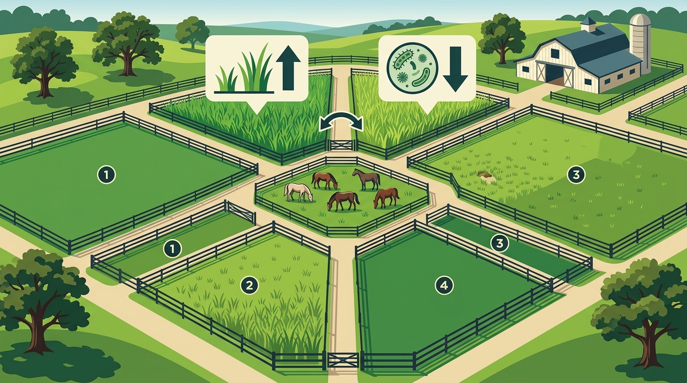 Step-by-Step Guide to Rotational Pasture Management for Horse