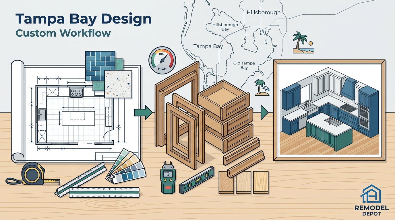 Step-by-Step Process for Creating a Custom Kitchen Design in TAM