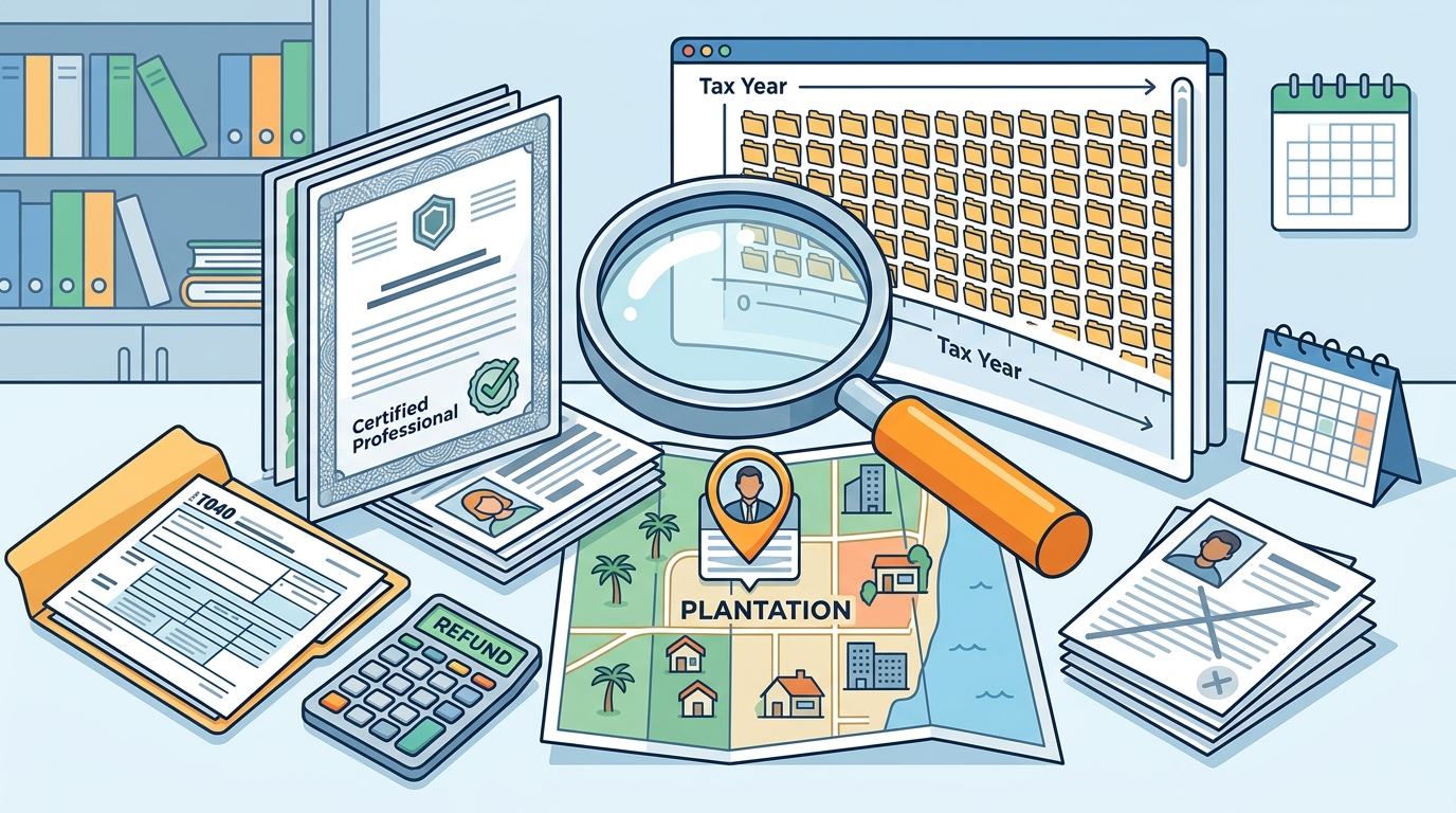 How to Find and Select a Tax Professional in Plantation FL