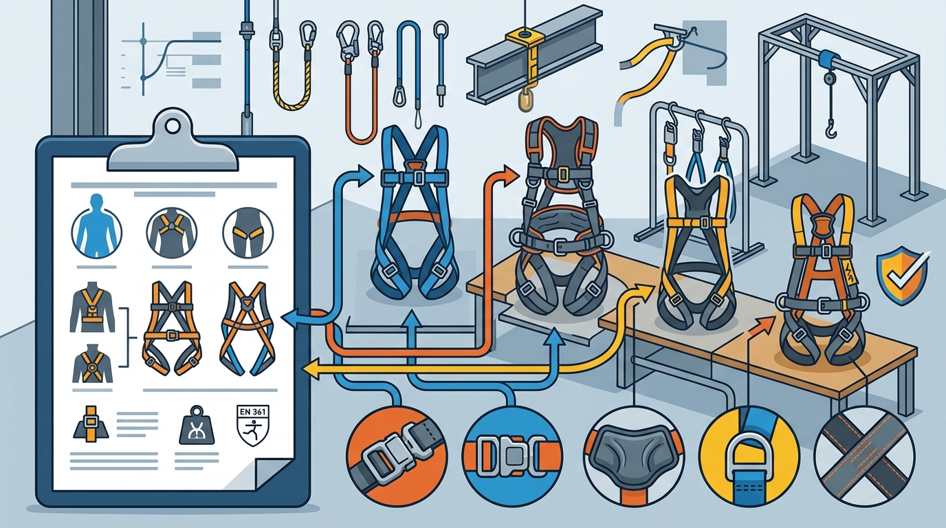 Step-by-Step Fall Arrest Harness Selection Guide