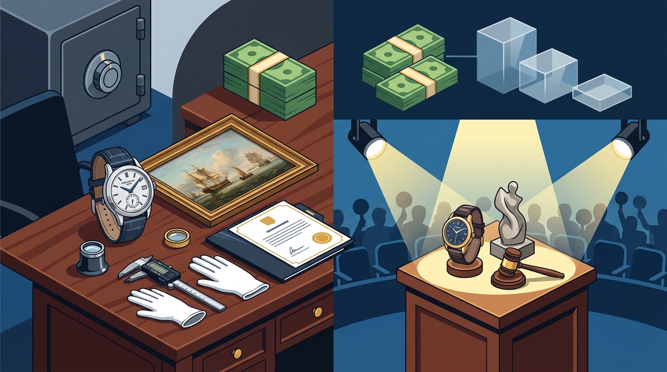 Selling vs. Auctioning: Best Way to Sell Luxury Watches & Art