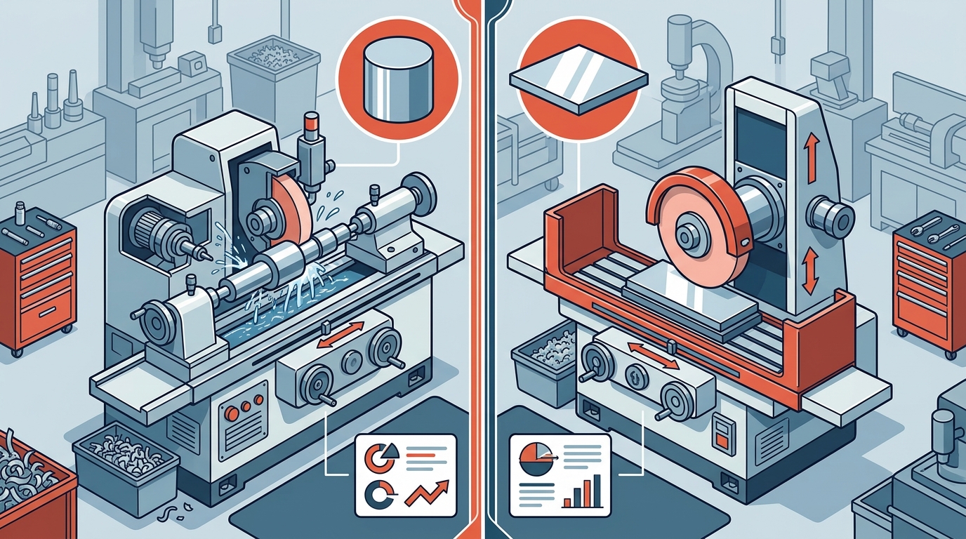 Cylindrical vs Surface Grinders: Which Machine Fits Your Shop?