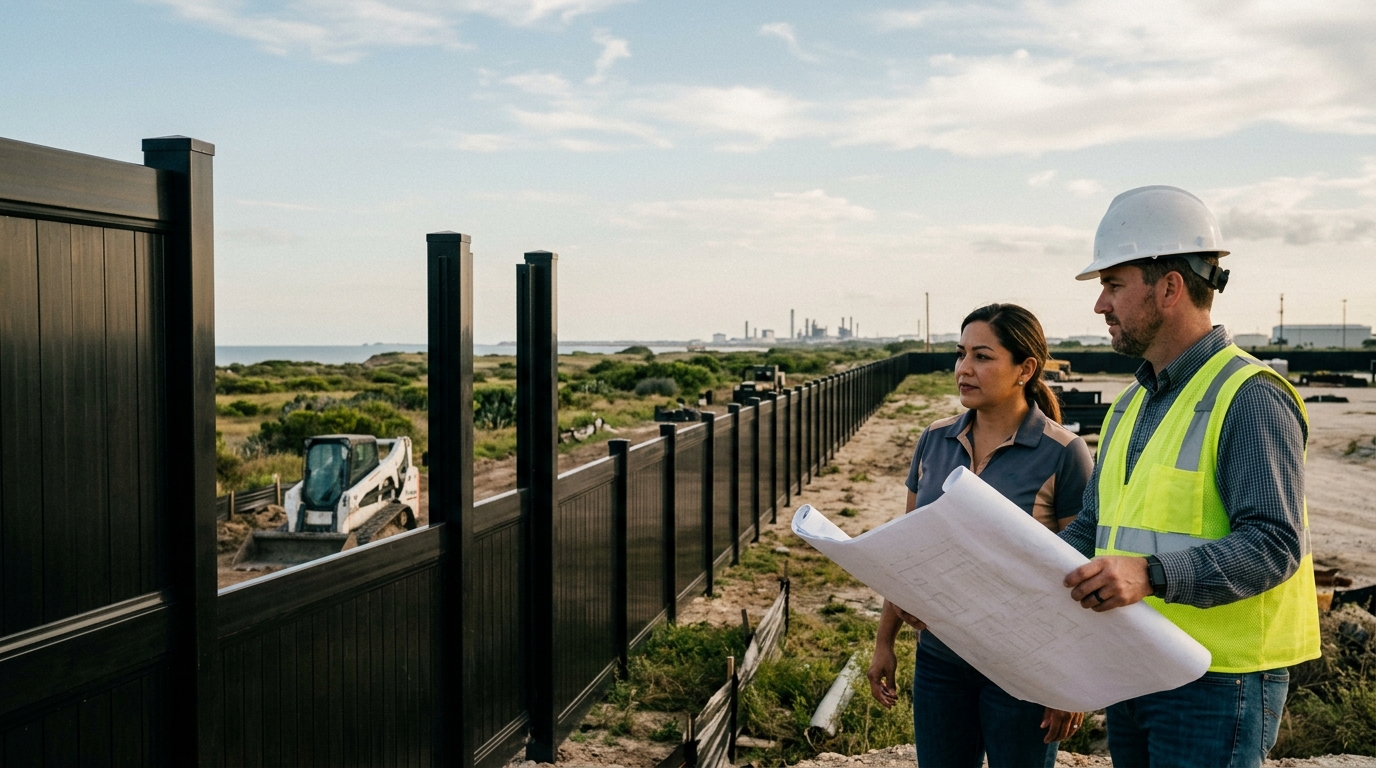 Commercial Fence Pricing Breakdown by Material Type in Matagorda