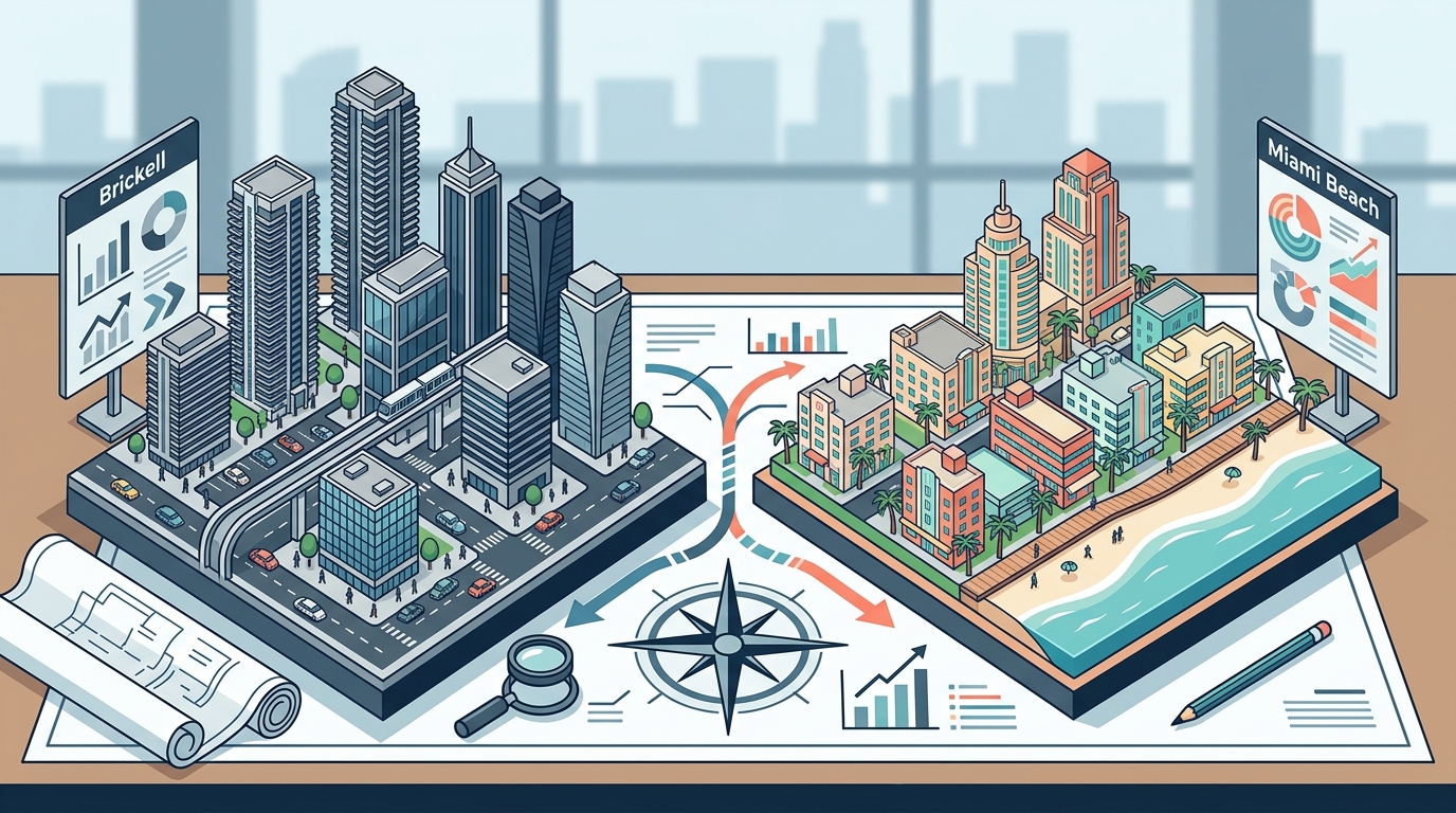 Comparing Miami Real Estate Markets: Brickell vs. Miami Beach