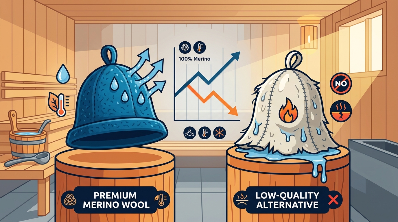 Common Mistakes When Buying 100% Merino Wool Sauna Hats