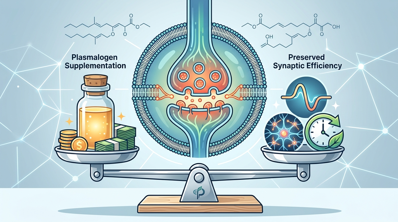 Cost-Benefit Analysis of Plasmalogen Supplementation for Synapse