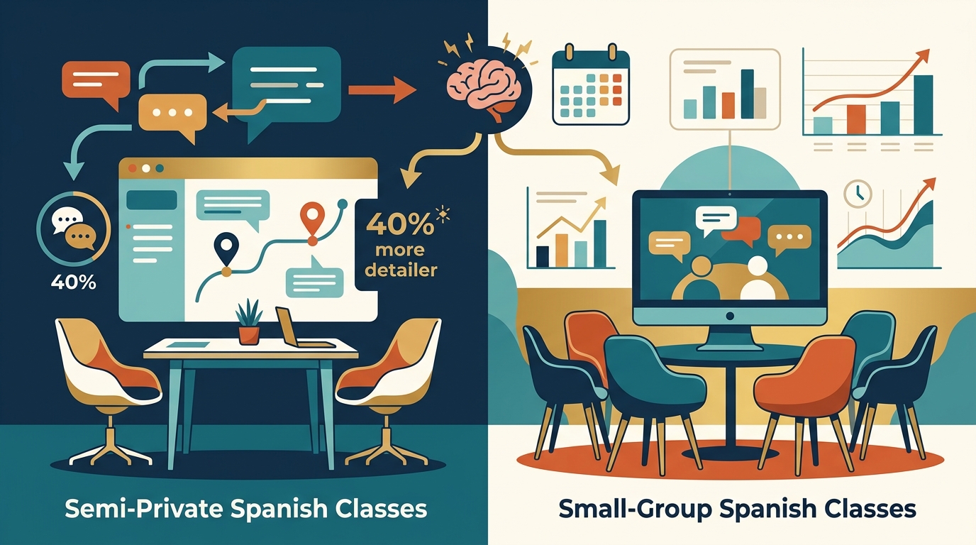 Semi-Private vs. Small-Group Spanish Classes: Which Is Right for