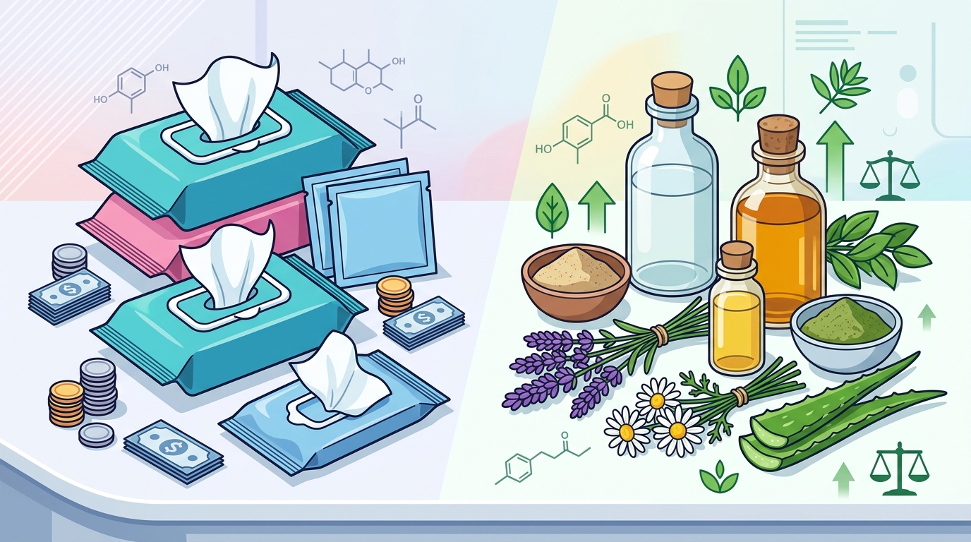 Intimate Wipes vs. Natural Alternatives: A Cost-Benefit Analysis