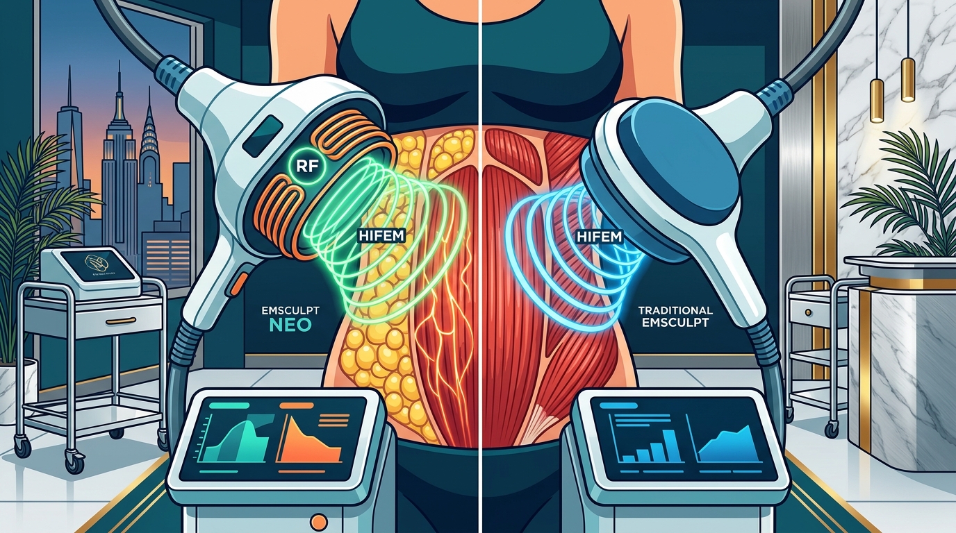 EMSculpt Neo vs. Traditional EMSculpt: NYC Body Contouring Guide