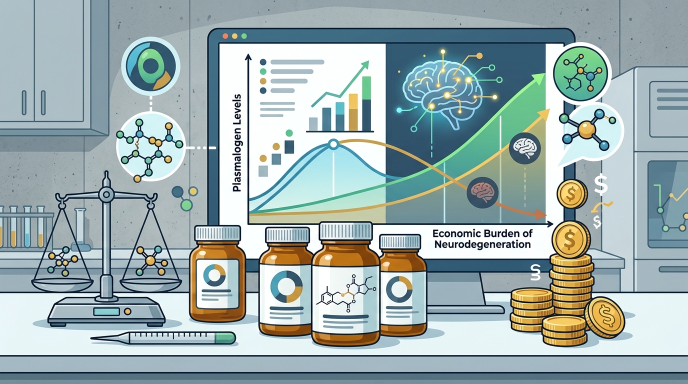 Cost-Benefit Analysis of Plasmalogen Supplements in Dementia