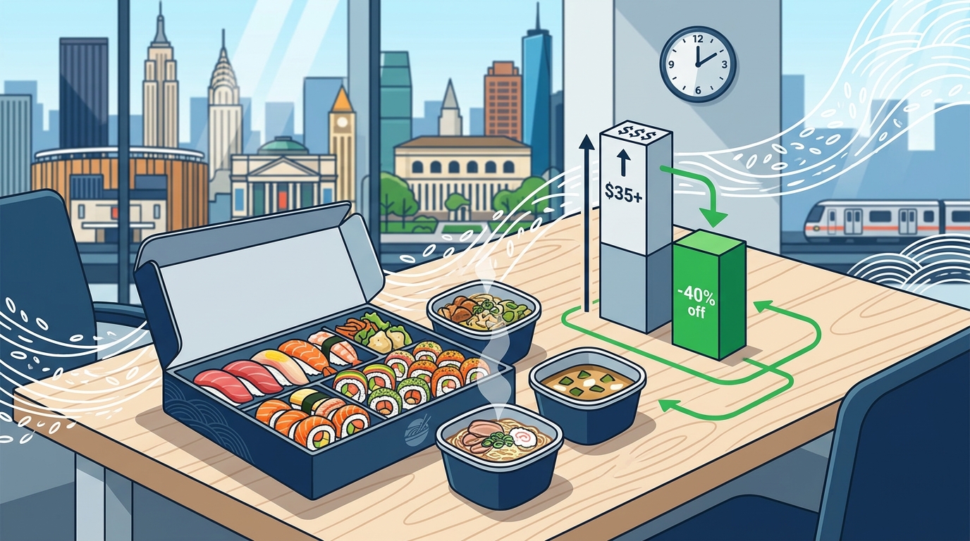 Midtown Sushi Lunch Value: Pricing & Deals for Business