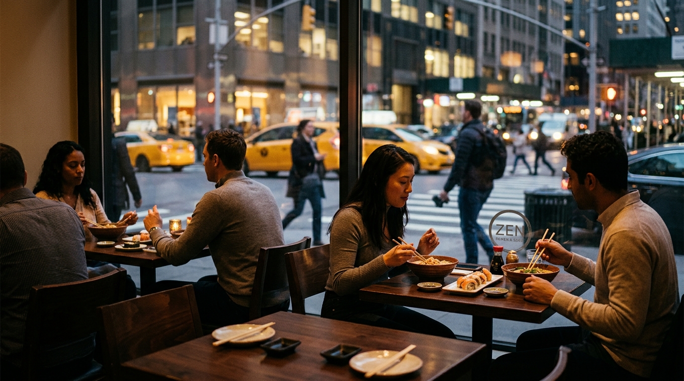 Midtown Manhattan Ramen & Sushi: Zen vs. The Rest