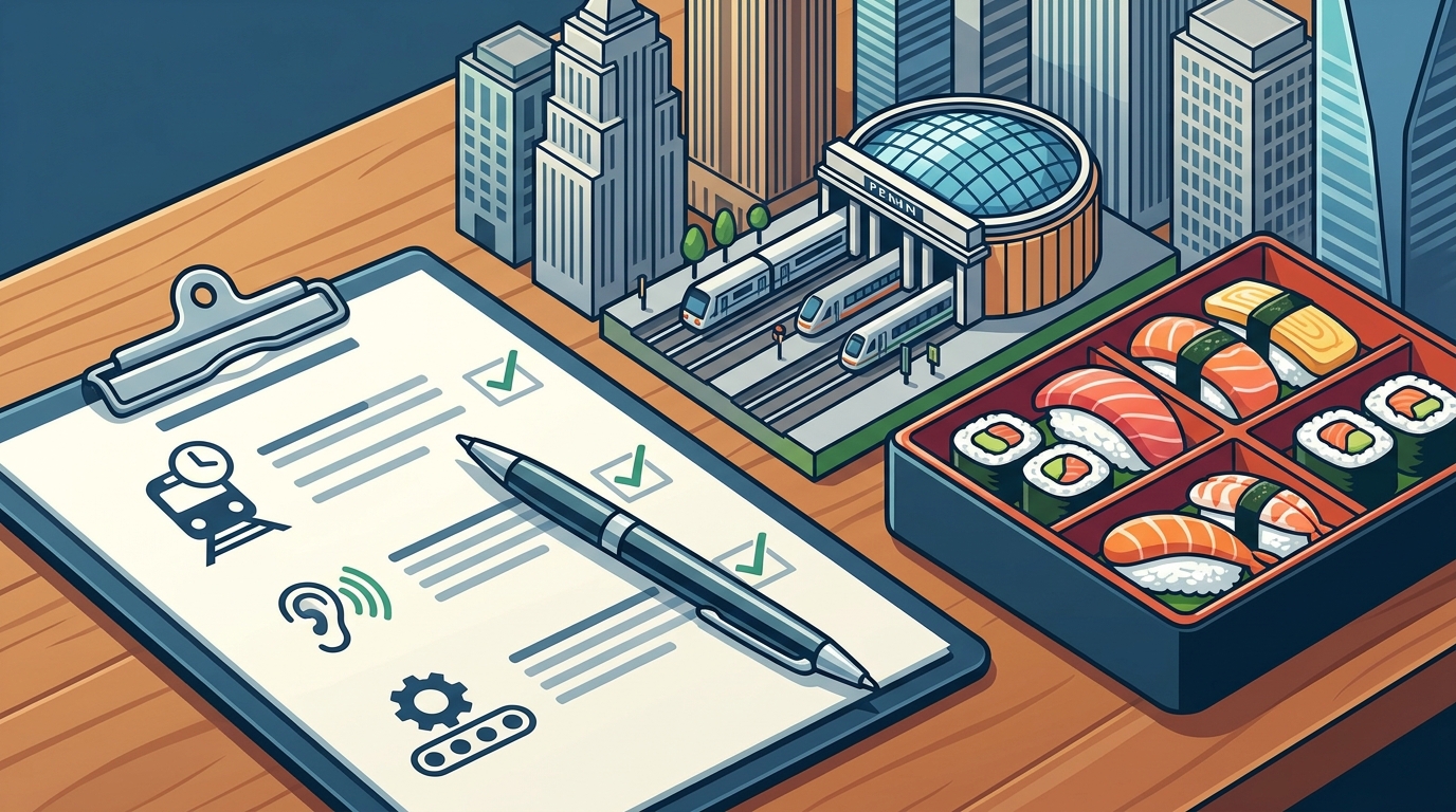Criteria for Evaluating Midtown Manhattan Sushi Restaurants for